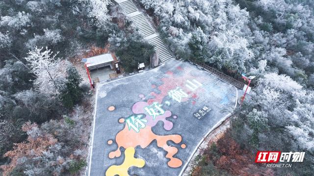 衡山县：雾凇扮靓冬日 紫金“仙境”宛若童话