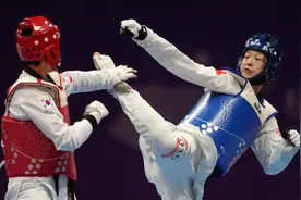 （杭州亚运会）（1）跆拳道——女子67公斤以上级赛况：周泽琪夺冠图片