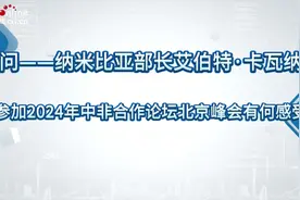 【1分钟快问大咖】纳米比亚内政、移民与安全保卫部部长：中国是纳米比亚的好朋友 、伟大的朋友视频封面