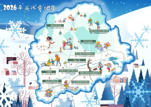 玩转平谷冬趣——全域冰雪地图来啦，开启你的热“雪”冒险！