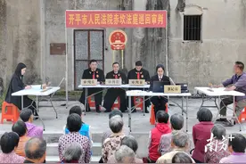 鱼塘边敲响法槌，开平法院巡回审判护航侨乡农文旅发展图片