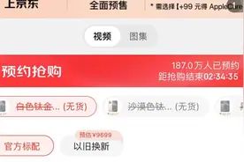 苹果商店崩了！iPhone 16 Pro Max秒没视频封面