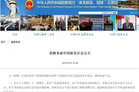 中国驻新西兰使领馆提醒来新中国游客注意安全图片