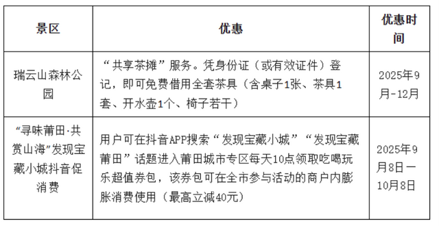 等你来！福建多地开启国庆中秋“宠客模式”