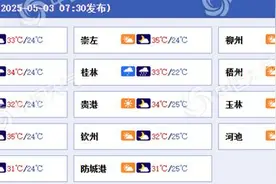 假期返程注意！广西今夜起降雨发展 桂北等局地有大暴雨并伴强对流图片