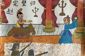 “画”说成语——光明小学开展成语故事绘画主题活动图片