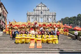 澳门大金龙社区巡演贺新禧图片