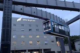 上海首条“空铁”项目首期400米轨道及车站已建成，正在联调联试图片