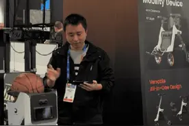 智能篮球训练机器人Datic 1亮相CES 2025图片