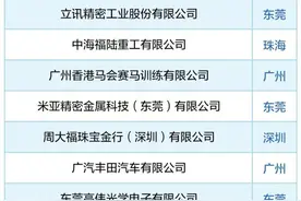 广东外资企业百强：九成分布在珠三角，七成来自制造业图片