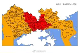 可能出现“列车效应”！深圳全市橙色、分区红色暴雨预警生效图片