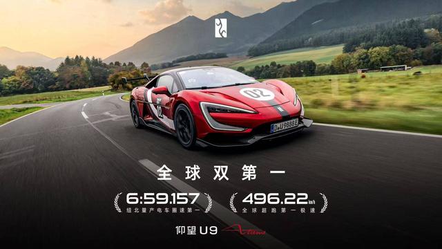 纽北圈速 6:59.157！仰望 U9X 超越小米，登顶最速量产电动车