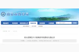 又一批南京市优质幼儿园公示！有你家附近的吗图片