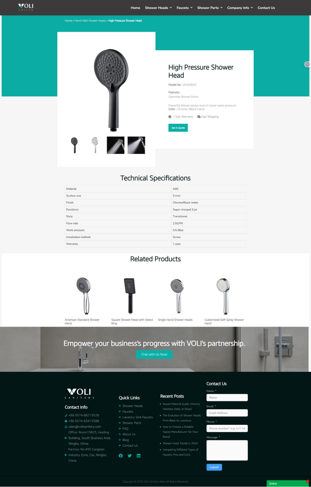 VOLI：这个卫浴工厂型独立站问题一堆，却值得每个出海企业一看？