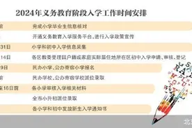 免试就近入学 今年北京义务教育入学政策发布图片