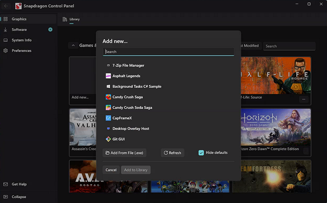 骁龙X Elite游戏优化核心工具：骁龙控制面板现已开放下载