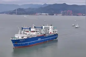向南极出发！全国最大南极磷虾专业捕捞加工船“福远渔9199”号顺利启航图片