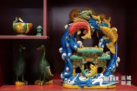 千年窑火淬炼的河津琉璃图片