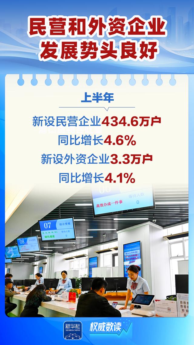 上半年多种经营主体稳定增长