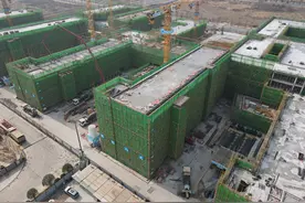 刷新进度条！中建五局雅礼中学东校区（二期）项目北区主体结构成功封顶图片