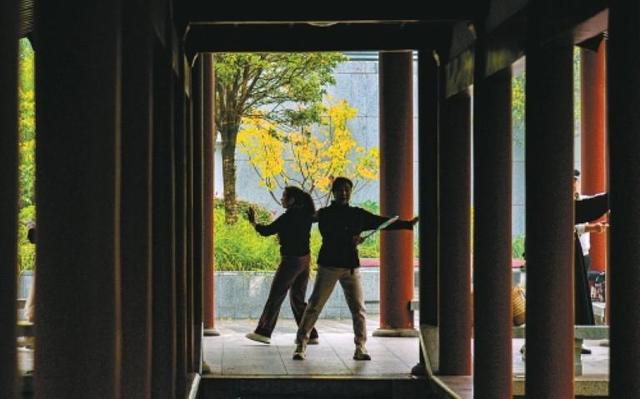 秋染长安色斑斓　霜落成诗醉流年