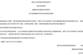 重庆官宣！取消普通住宅和非普通住宅标准图片