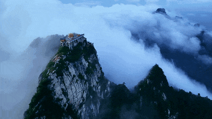 秋日雨后赴山间，为的就是这组云海大片