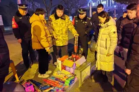 开启联动模式 新华区光明路街道宣传禁燃禁放图片