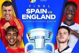 巅峰对决！2024年欧洲杯决赛对阵：西班牙vs英格兰图片