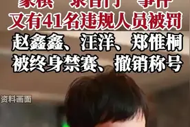 象棋录音门事件又有41名违规人员被罚，赵鑫鑫、汪洋、郑惟桐被终身禁赛、撤销称号图片