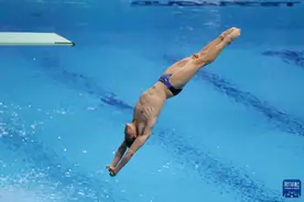 全国跳水冠军赛｜“老将”曹缘为北京队夺得3米板银牌图片