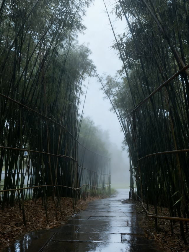 周末必打卡！西安4个雨天氛围感公园→