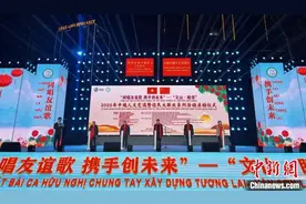 中越边民欢聚云南麻栗坡 新春同唱友谊歌图片