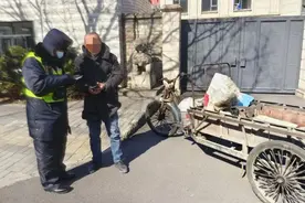 上海全市开展非机动车乱骑行交通违法专项整治图片