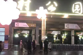 今晚8点，还有人去顾村公园看光影秀！明天起雨止，游客量将逐步上升图片