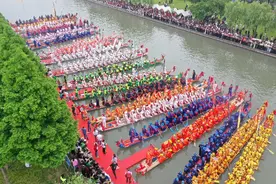 浙江瑞安：七天水上狂欢  全民共享龙舟盛事图片