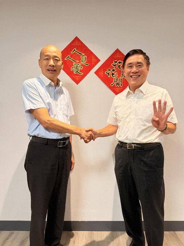 郝龙斌赴云林寻求支持 韩国瑜回应