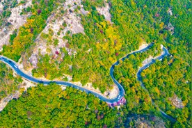 鲁山S237沁新线：最美公路绘石林 乡村旅游热起来图片