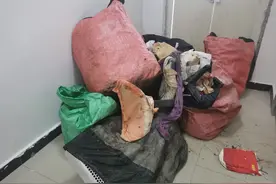 老人地下室囤废品，社区多方联动清杂物图片