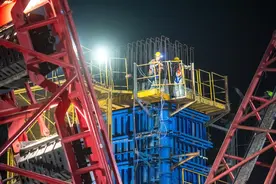 三峡库区首次高铁跨线施工顺利完成图片