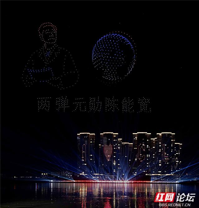 【每日一图@湖南】张家界的人文风情，在慈利的夜空闪亮