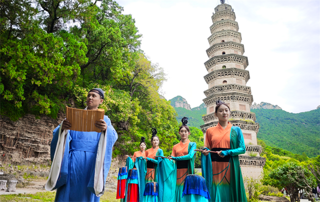 汉风微演艺+唐宋茶会+暖秋市集，国庆中秋灵岩寺景区等你来