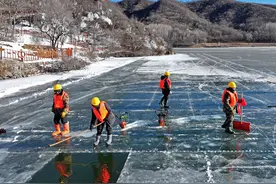 开始取冰！龙庆峡冰灯冰雪嘉年华下月开幕，剧透——图片