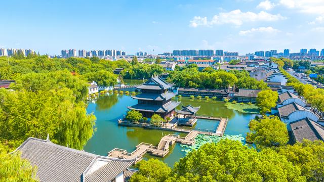 浙江湖州：南浔文园古色古香