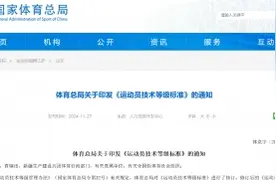 控量提质·重视大球·深化体教融合——国家体育总局相关人士解读新修订的《运动员技术等级标准》图片