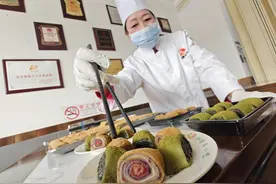 春分食俗驴打滚 护国寺小吃总店再出新品图片