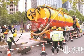 泉州中心城区近年规模最大地下管道清淤、修复图片