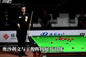 30秒｜奥沙利文成都炫技“扎杆”弧线救球全场掌声雷动图片