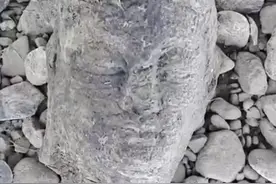 男子在龙门石窟附近钓鱼，“钓”到佛头，研究院：正在鉴定中图片