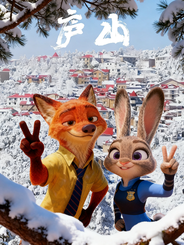 当朱迪尼克来到江西～原来这里也是疯狂动物城！